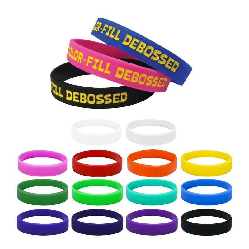WBD011 - Toaks Silicone Wrist Band Debossed (Factory-Direct)