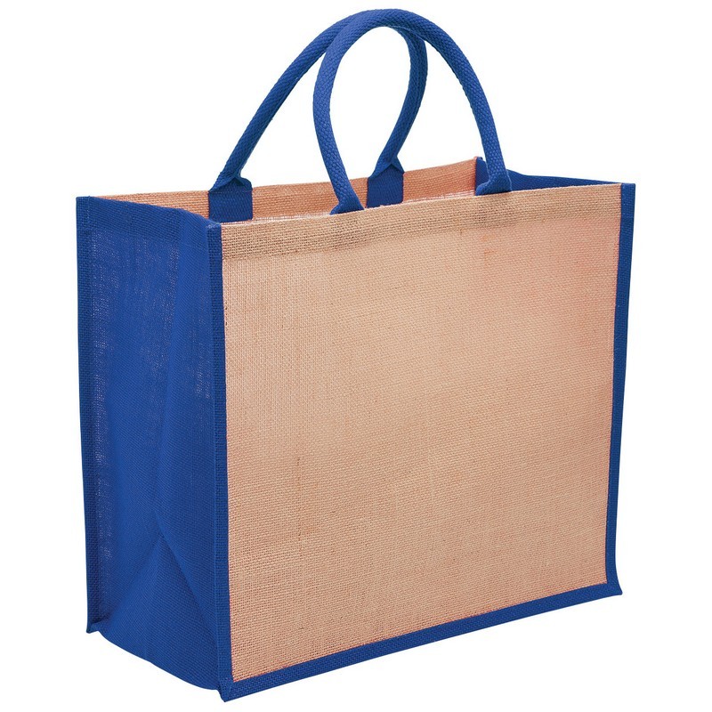 Eco Jute Tote With Wide Gusset