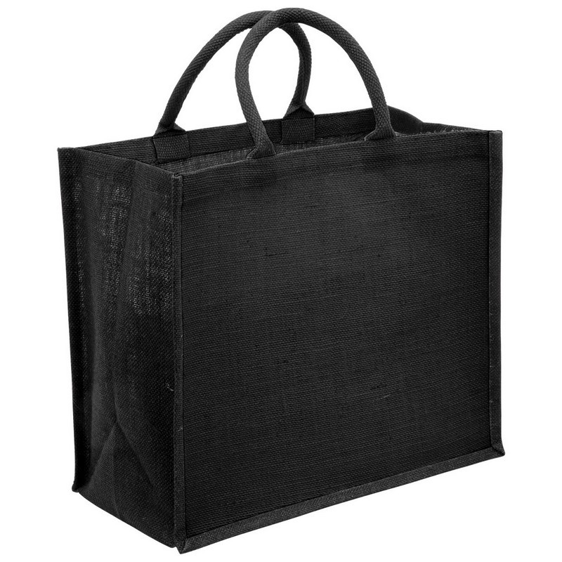 Eco Jute Tote With Wide Gusset