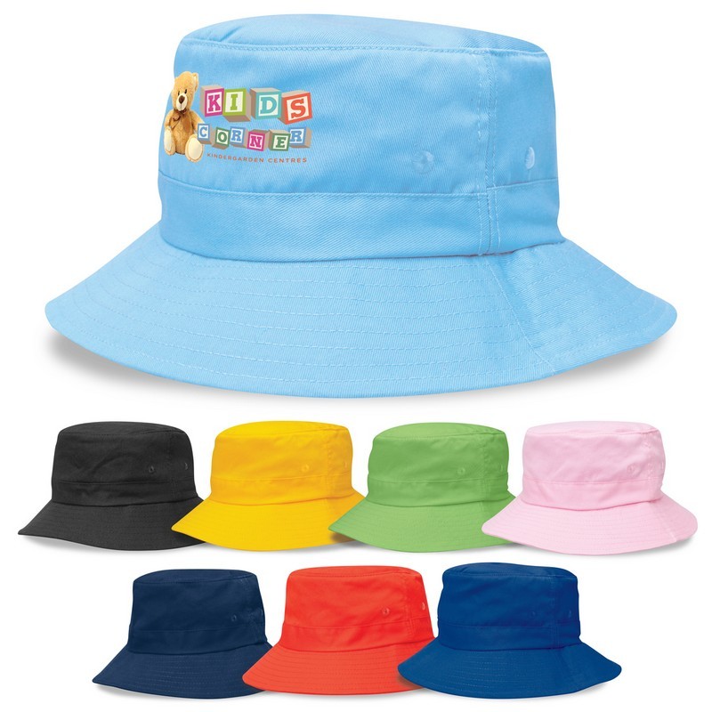 4363 - Kids Twill Bucket Hat W/Toggle