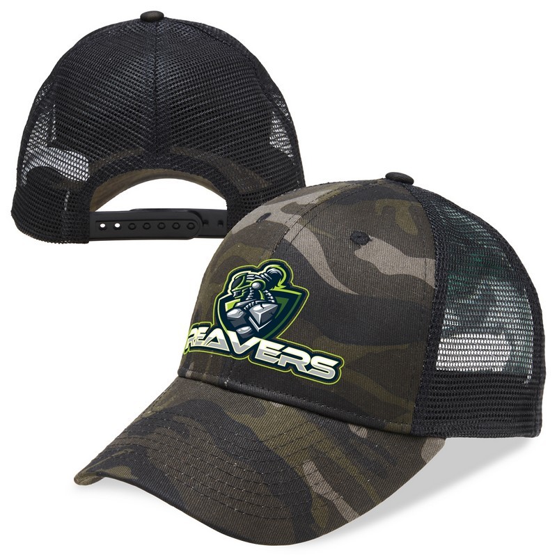 Black Camo Cap