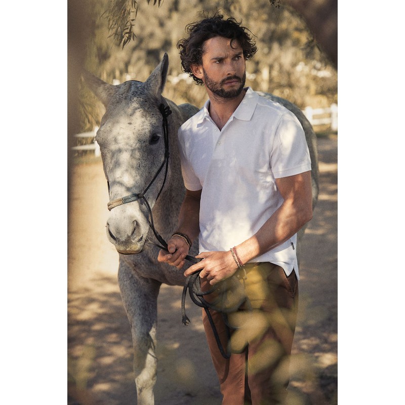 Neptune Modern Men's Cotton Polo (Multicolour)