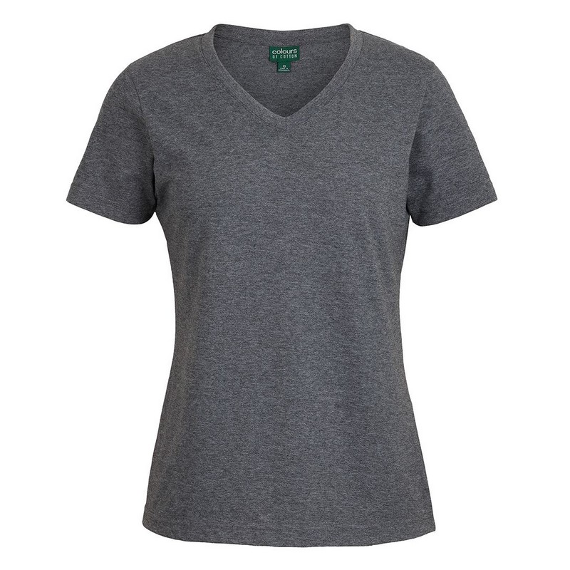 C of C ladies V neck tee