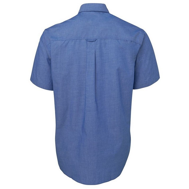 JB's Short Sleeve Indigo Chambray Shirt