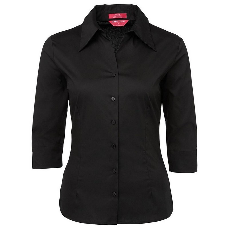 Ladies 3/4 Fitted Shirt