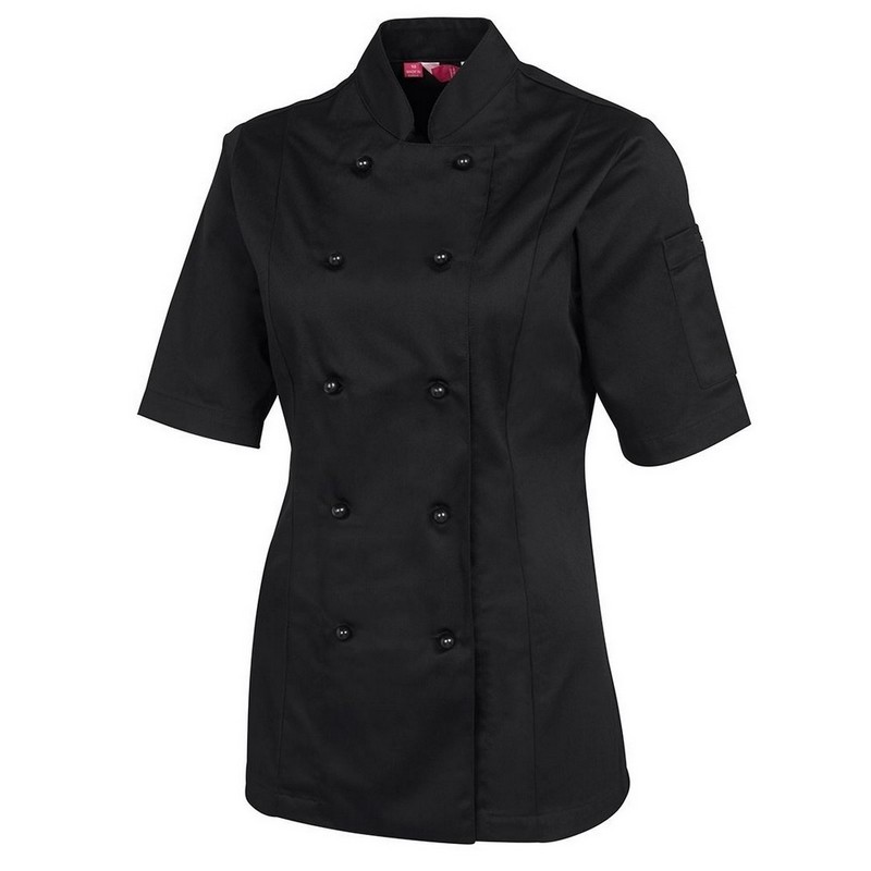 Ladies Short Sleeve Chef's Jacket