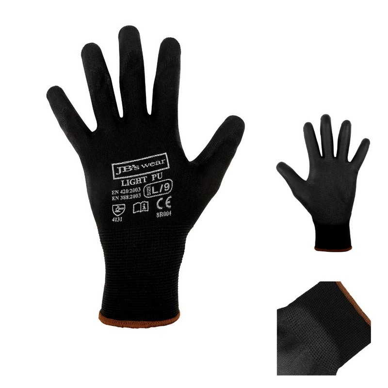 8R004 - Black Light PU Glove