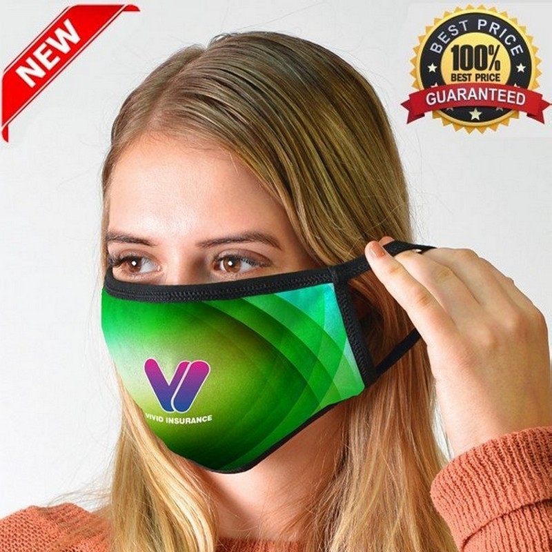 LL8892 - Shield Cotton 3 Layers Face Mask - Full Colour Print available