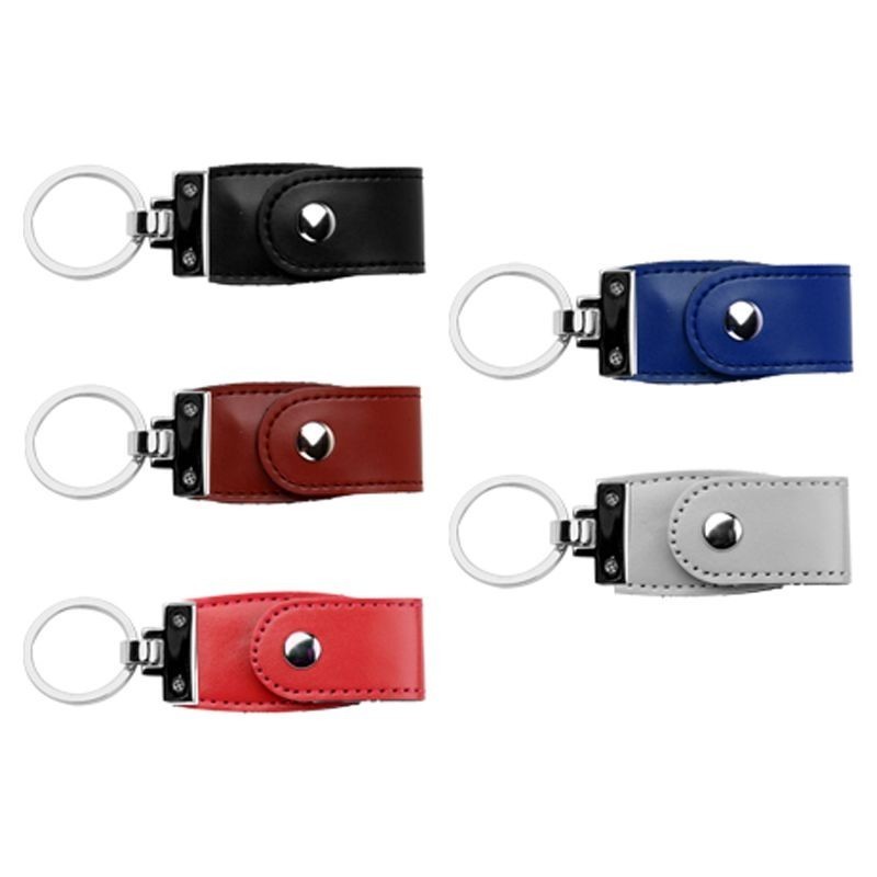 PAT308 - Leather USB Flash Drive Buckle Cover