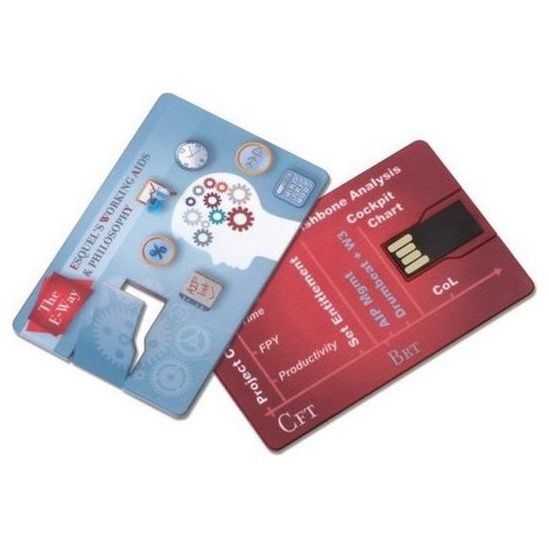 PS5082 - Quail Full Colour Credit Card Flash Drive