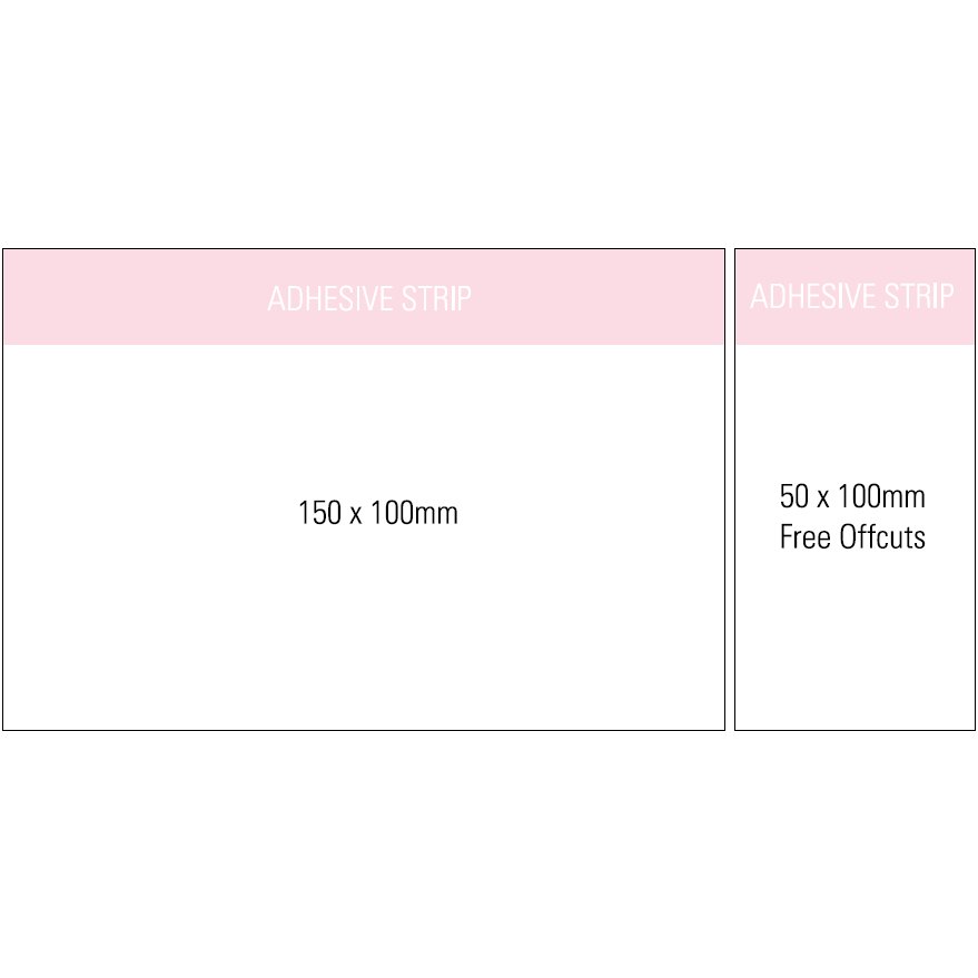 SNW6 - White Sticky Notes (150 X 100mm + Offcuts)