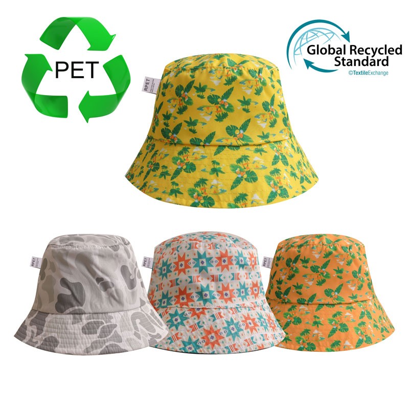 RSBH - Recycled Fibre Sublimation Printed Bucket Hat