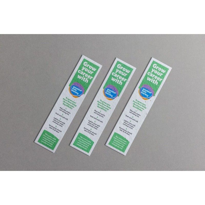 PSPBMK - PlantMe Seed Paper - Bookmark 45mm x 195mm
