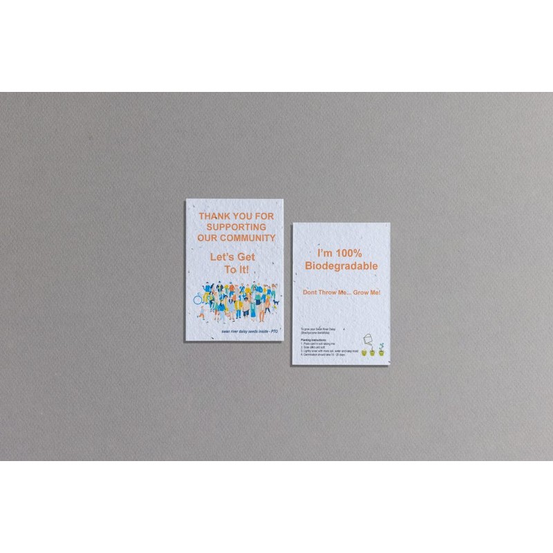 PSPC - PlantMe Seed Paper - Card 70mm x 100mm