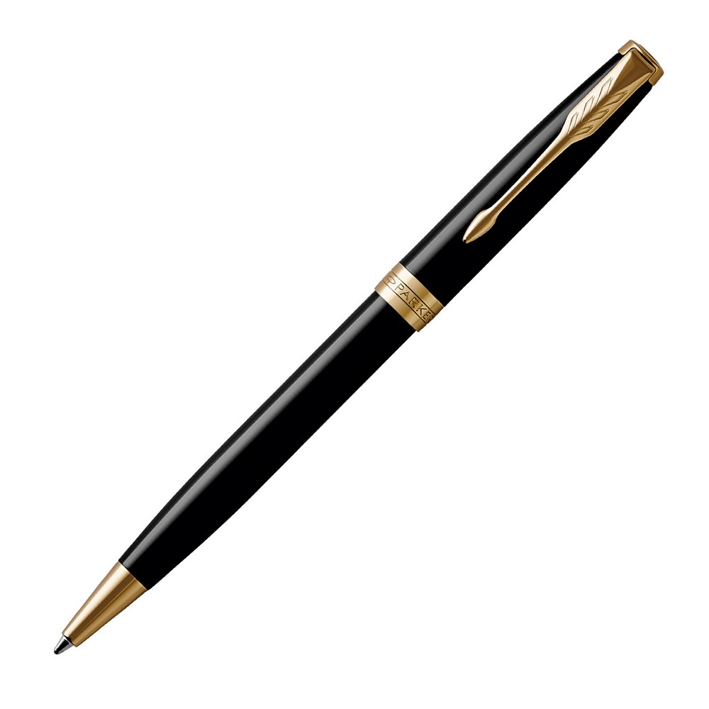 Metal Pen Ballpoint Parker Sonnet - Lacquer Black GT