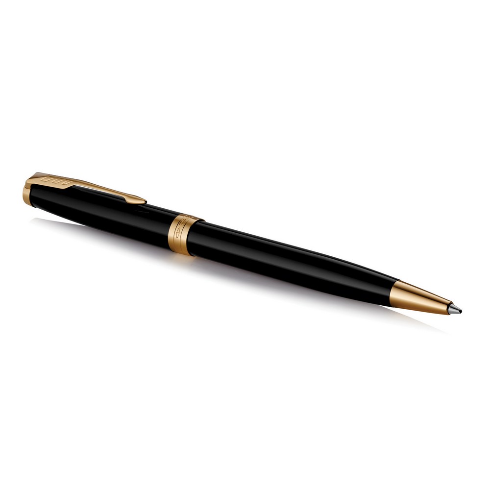 Metal Pen Ballpoint Parker Sonnet - Lacquer Black GT