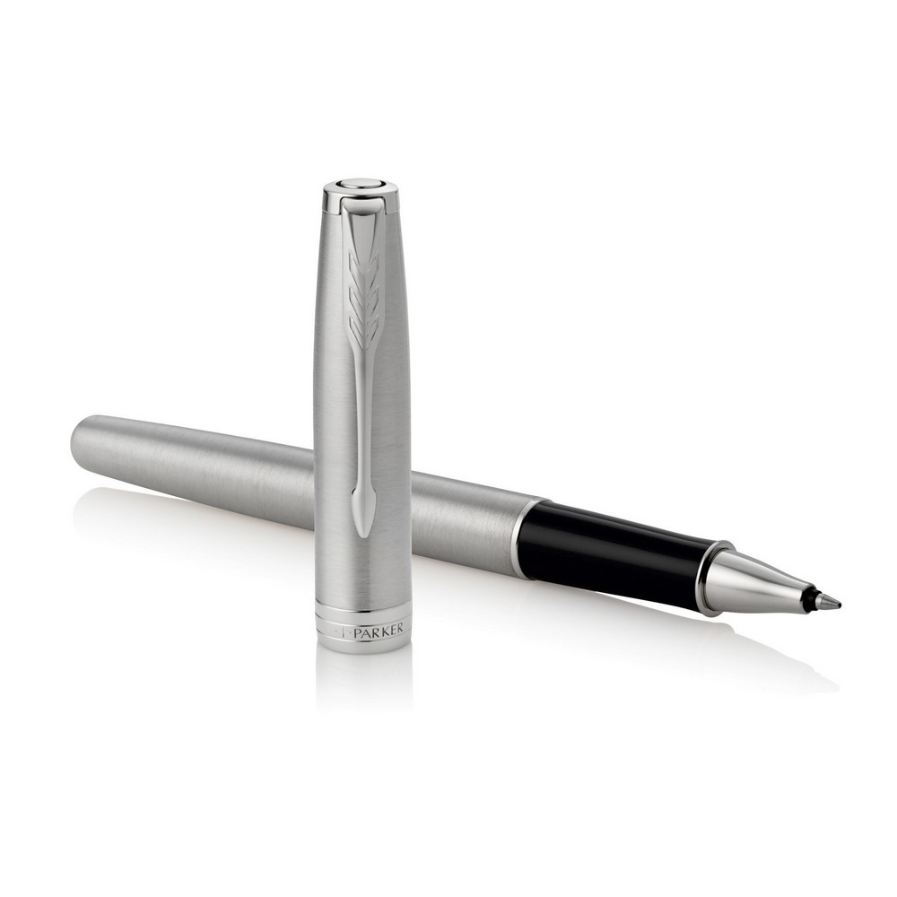 Metal Pen Rollerball Parker Sonnet - Brushed Stainless CT