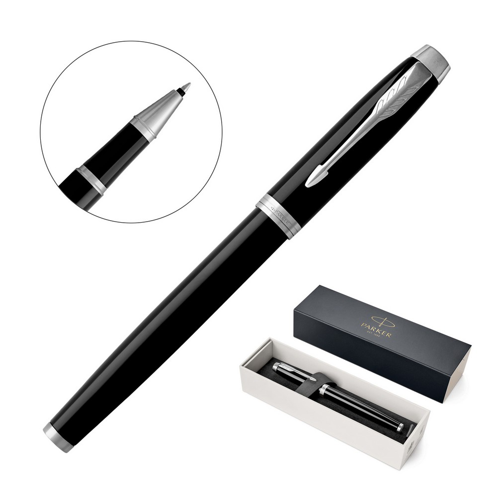 Metal Pen Rollerball Parker IM - Lacquer Black CT