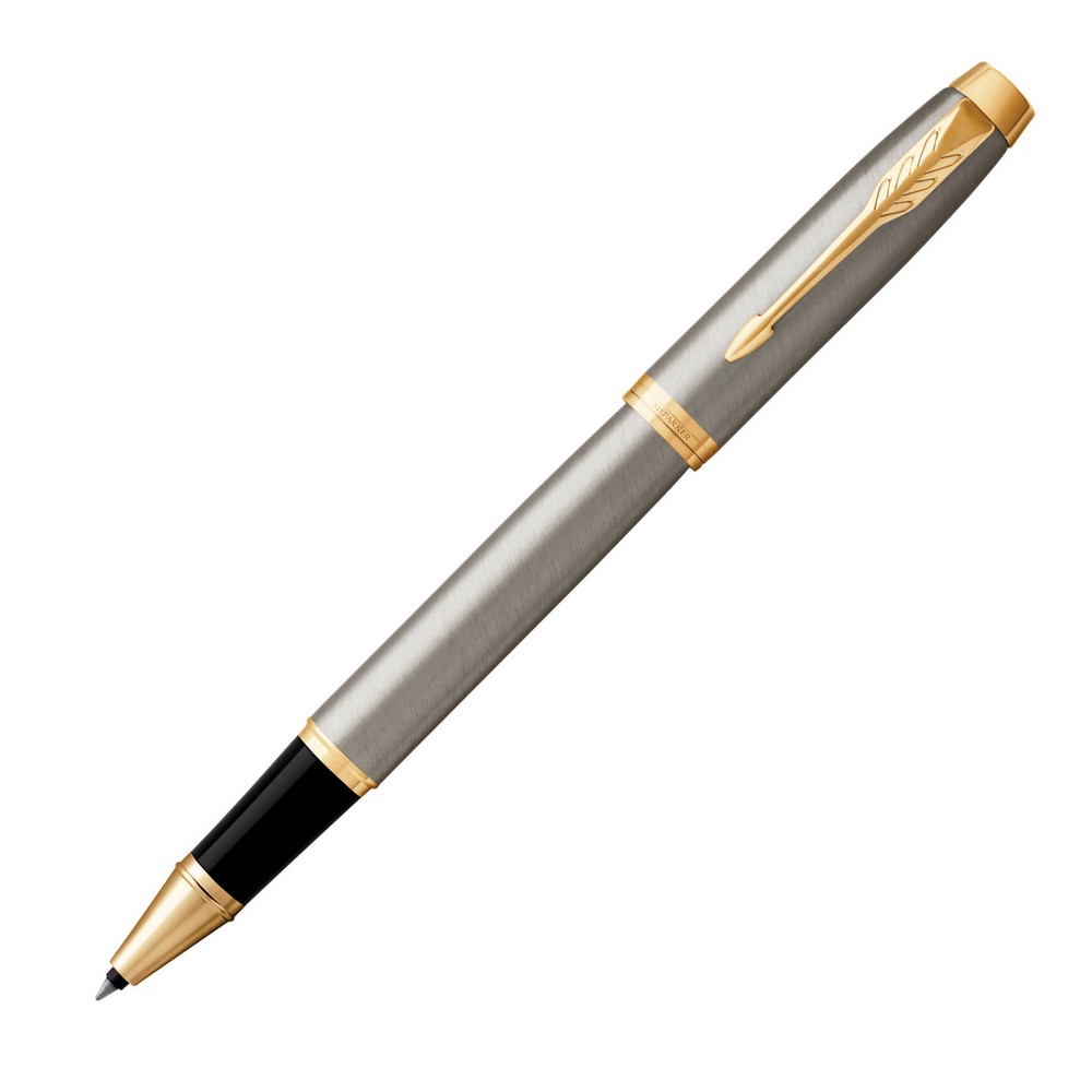 Metal Pen Rollerball Parker IM - Brushed Stainless GT