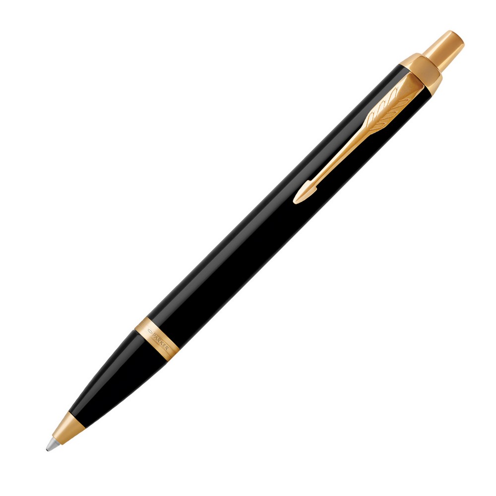 Metal Pen Ballpoint Parker IM - Lacquer Black GT