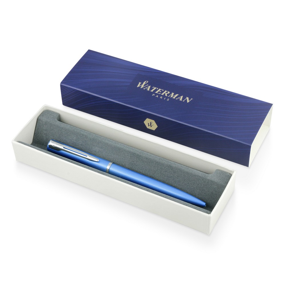 Metal Pen Ballpoint Waterman Allure - Blue CT