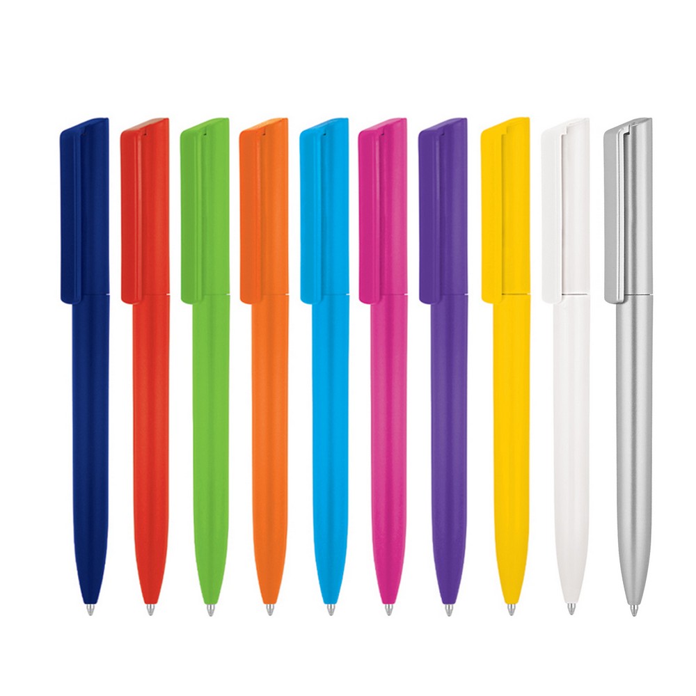 Plastic Pen Ballpoint Colours Minimalist