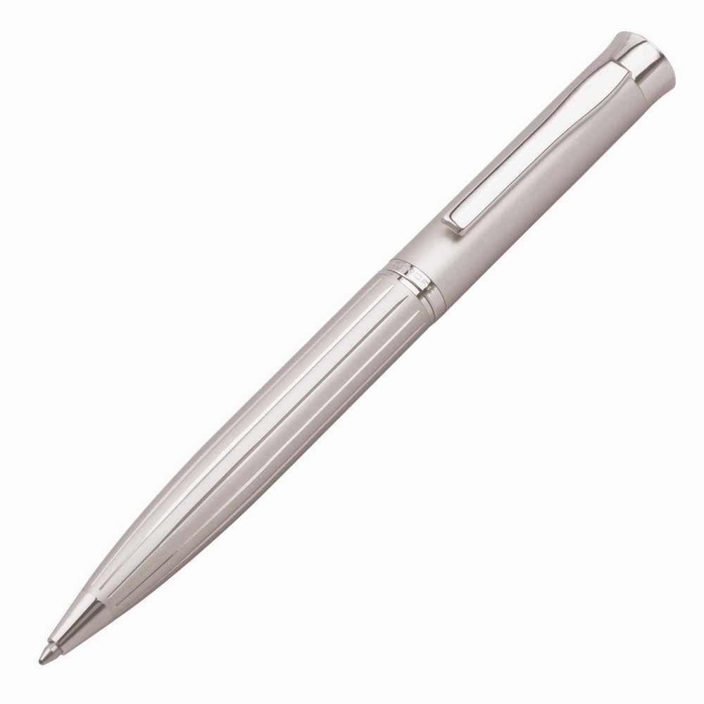 Metal Pen Ballpoint Derofe Stripe Silver