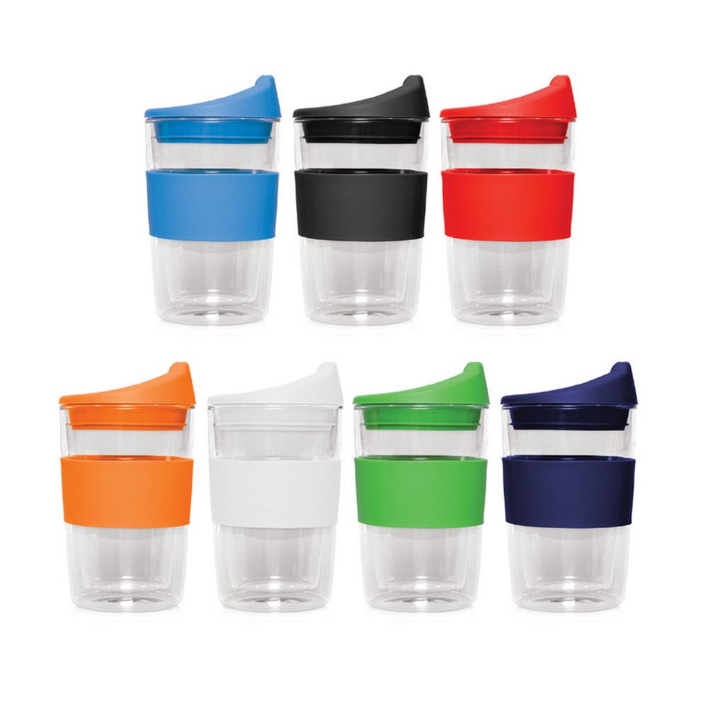 M266 - Eco Coffee Cup Glass Double Wall Cup2Go 300ml