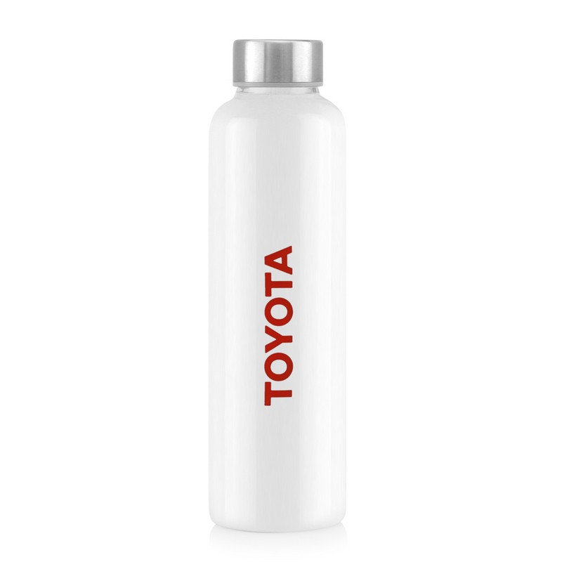 Coloured Bottle Glass 600ML - Stainless Steel Lid