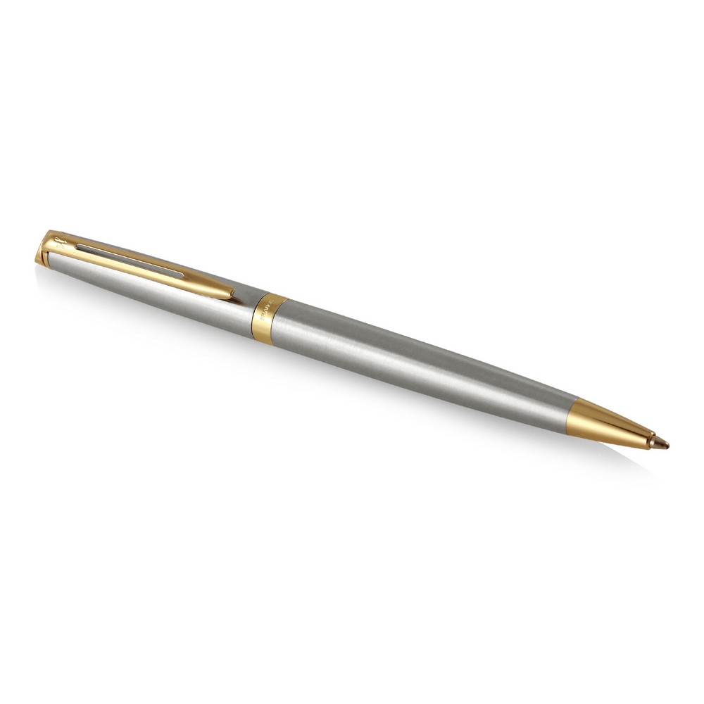 Metal Pen Ballpoint Waterman Hemisphere - Brushed Stainless GT