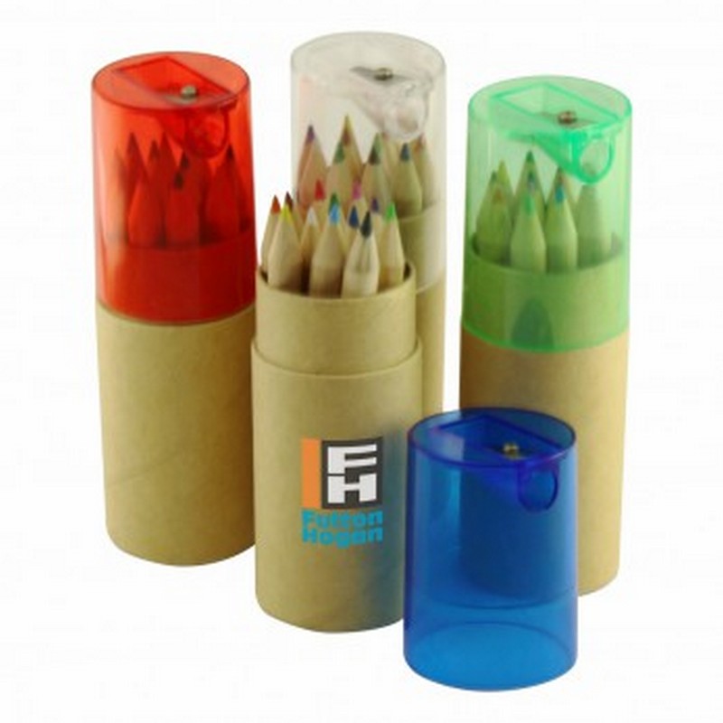 Z403 - 12pc Pencil Set Tube W Sharpener