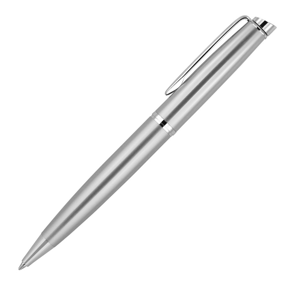 Metal Pen Ballpoint Prestige Chrome Trim Hubert