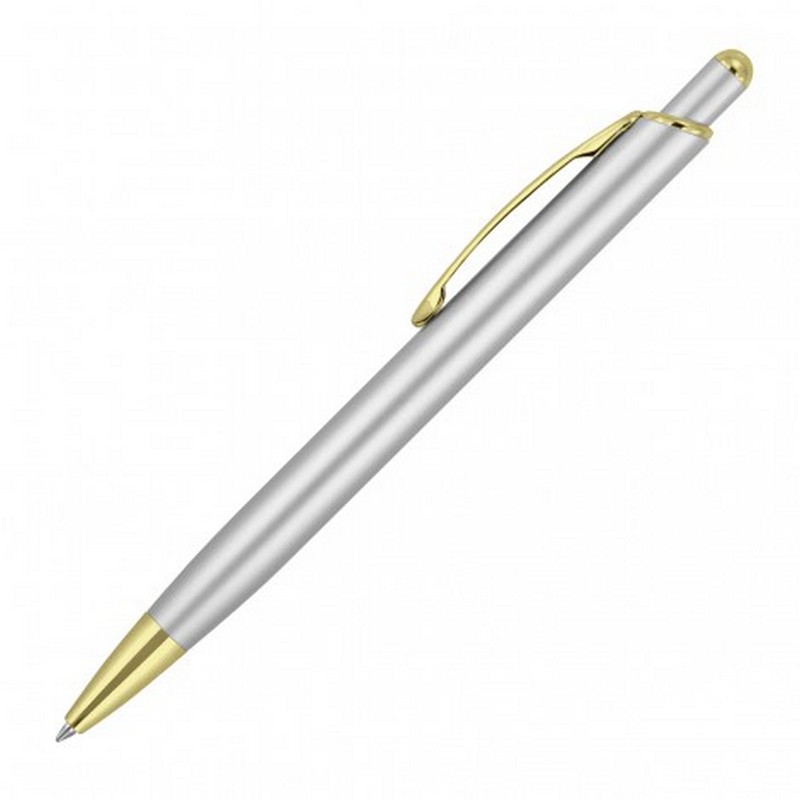 Executive Metal Pen Ballpoint Bella Matte Gold Trim