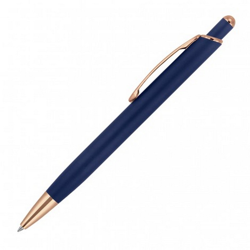 Executive Metal Pen Ballpoint Bella Matte Rose Gold Trim