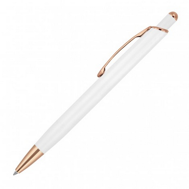 Executive Metal Pen Ballpoint Bella Matte Rose Gold Trim