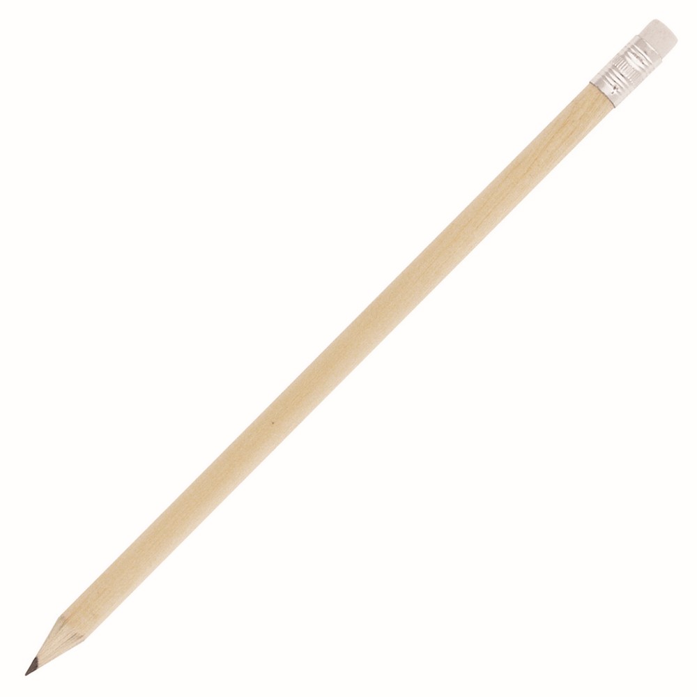 Pencil Sharpened Natural Wood Eraser