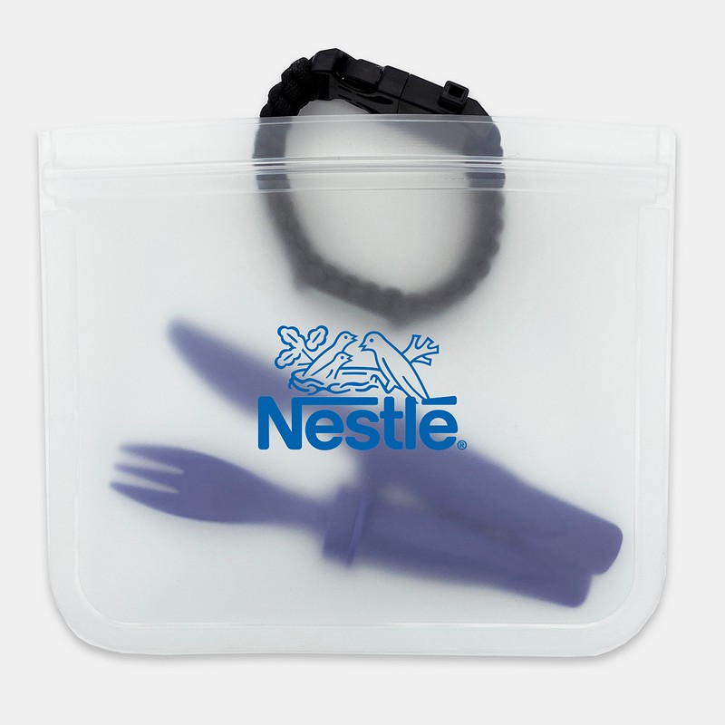 PEVA Reusable Food Storage Bag (21.5 cm x 18cm)
