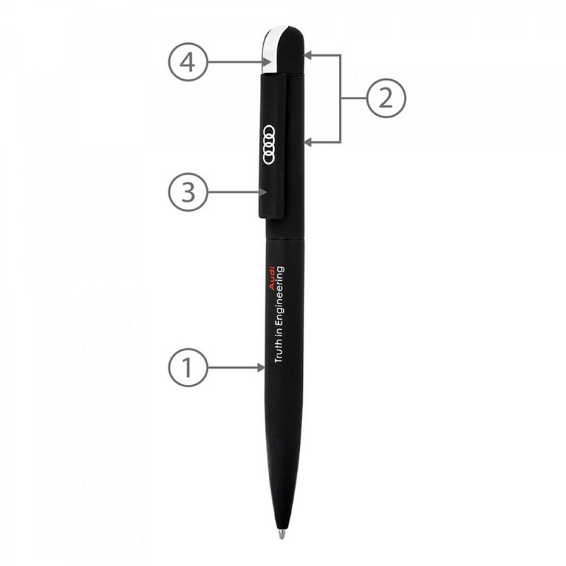 BND62 FOLK, TWIST METAL BALL PEN