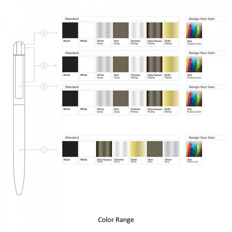 BND62 FOLK, TWIST METAL BALL PEN