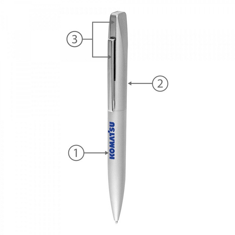 BND66 SLIM, TWIST METAL BALL PEN