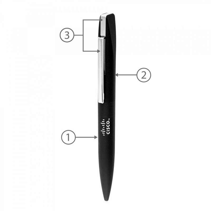 BND66 SLIM, TWIST METAL BALL PEN
