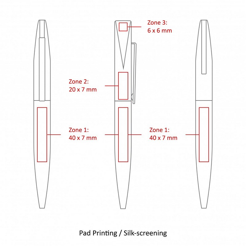 BND66 SLIM, TWIST METAL BALL PEN
