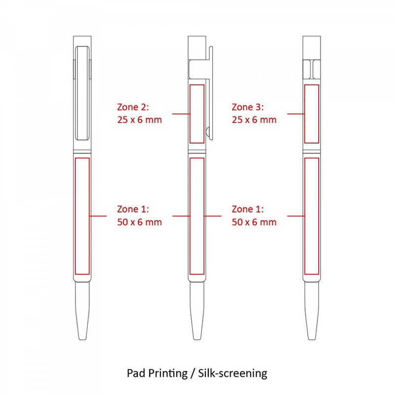Slim Hex Pens (Custom Made To Order - BND70)