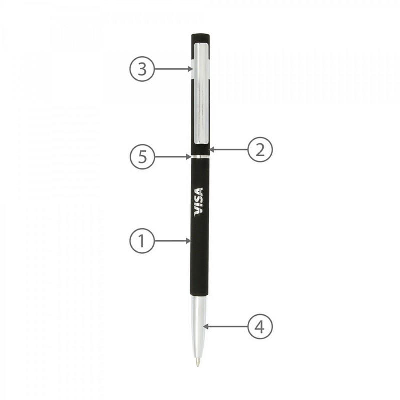 Slim Hex Pens (Custom Made To Order - BND70)