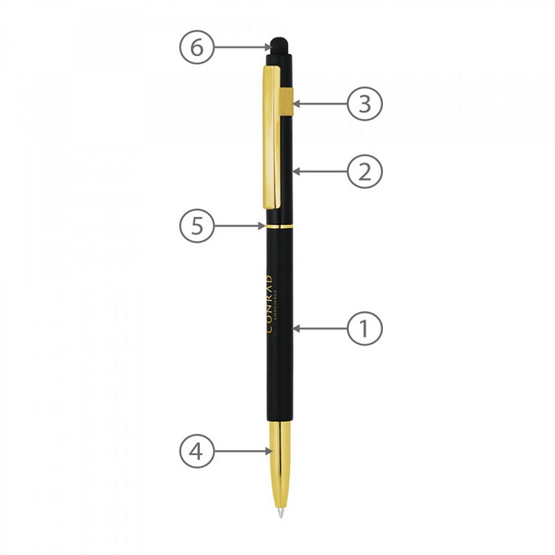 Stylus Hex Pens (Custom Made To Order - BND70S)