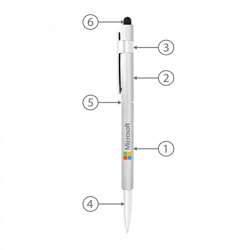 Stylus Hex Pens (Custom Made To Order - BND70S)