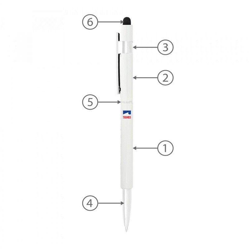 Stylus Hex Pens (Custom Made To Order - BND70S)
