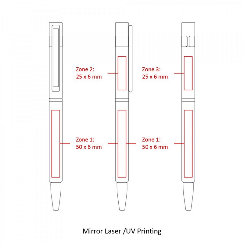 Slim Hex Pens (Custom Made To Order - BND70XL)
