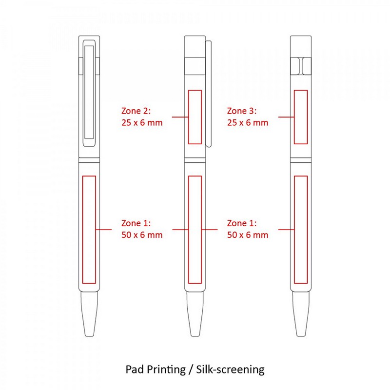 Slim Hex Pens (Custom Made To Order - BND70XL)
