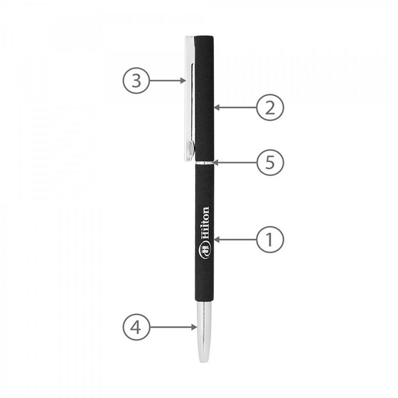 BND71 CLAP TWIST METAL BALL PEN